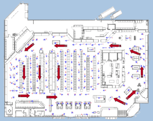 Grocery store map